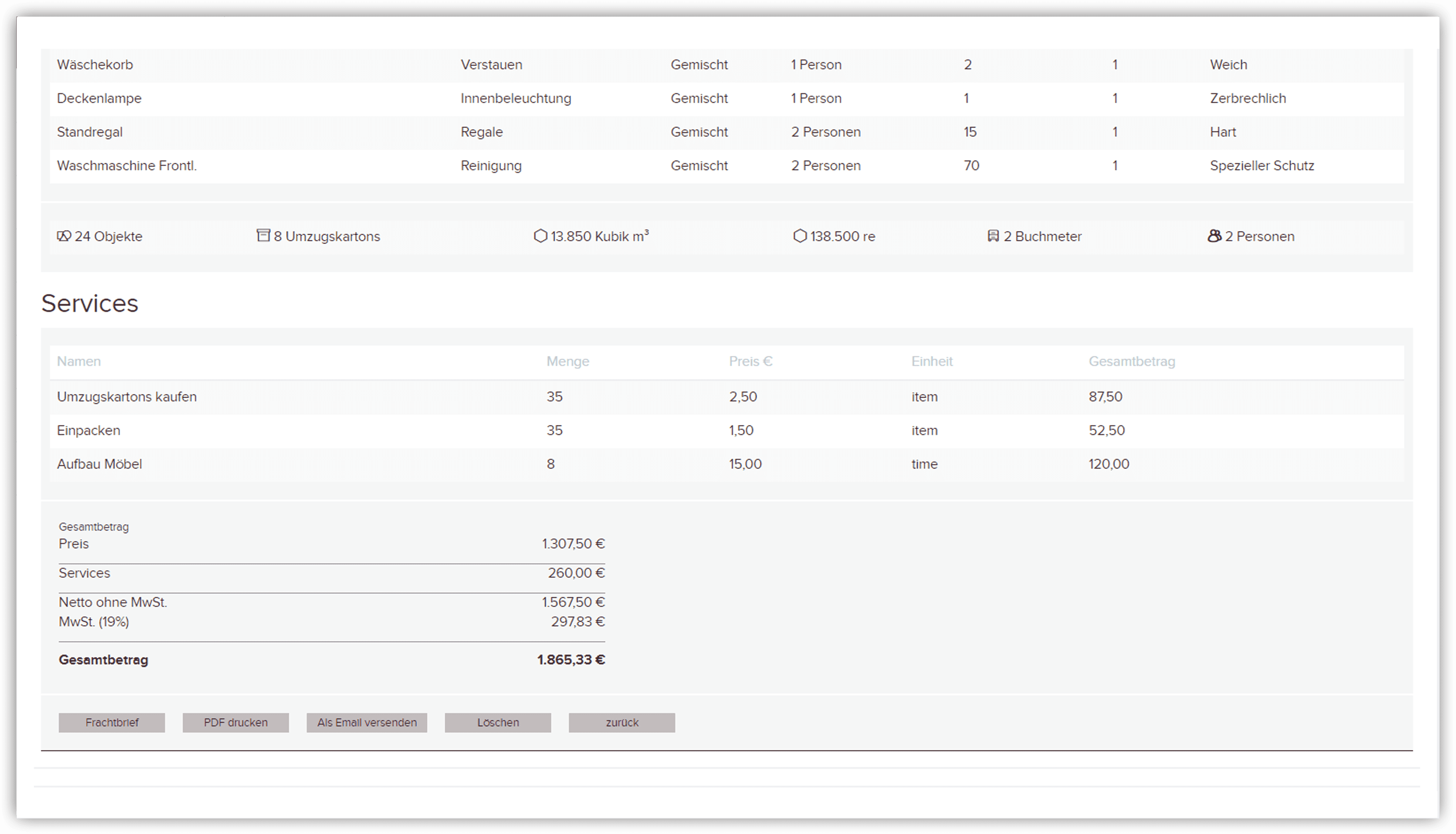 Die tralumaXpress Umzugssoftware automatisiert alle Abläufe effizient und schnell